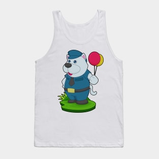 Dog Cop Balloon Police Tank Top